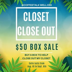 🌴 Closet Closing Box Sale